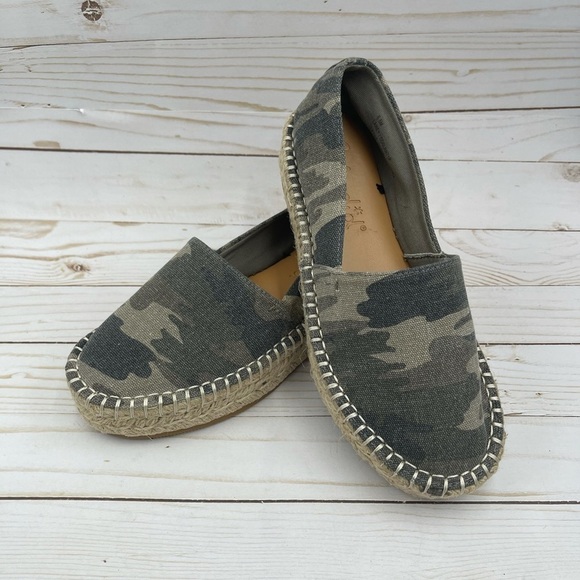 Splendid Shoes - Splendid Laney Womens 6.5 Camo Platform Espadrille